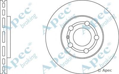 APEC BRAKING dsk750 -  Тормозной диск